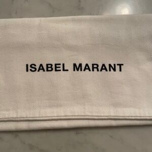 Isabel Marant White Cotton Dustbag